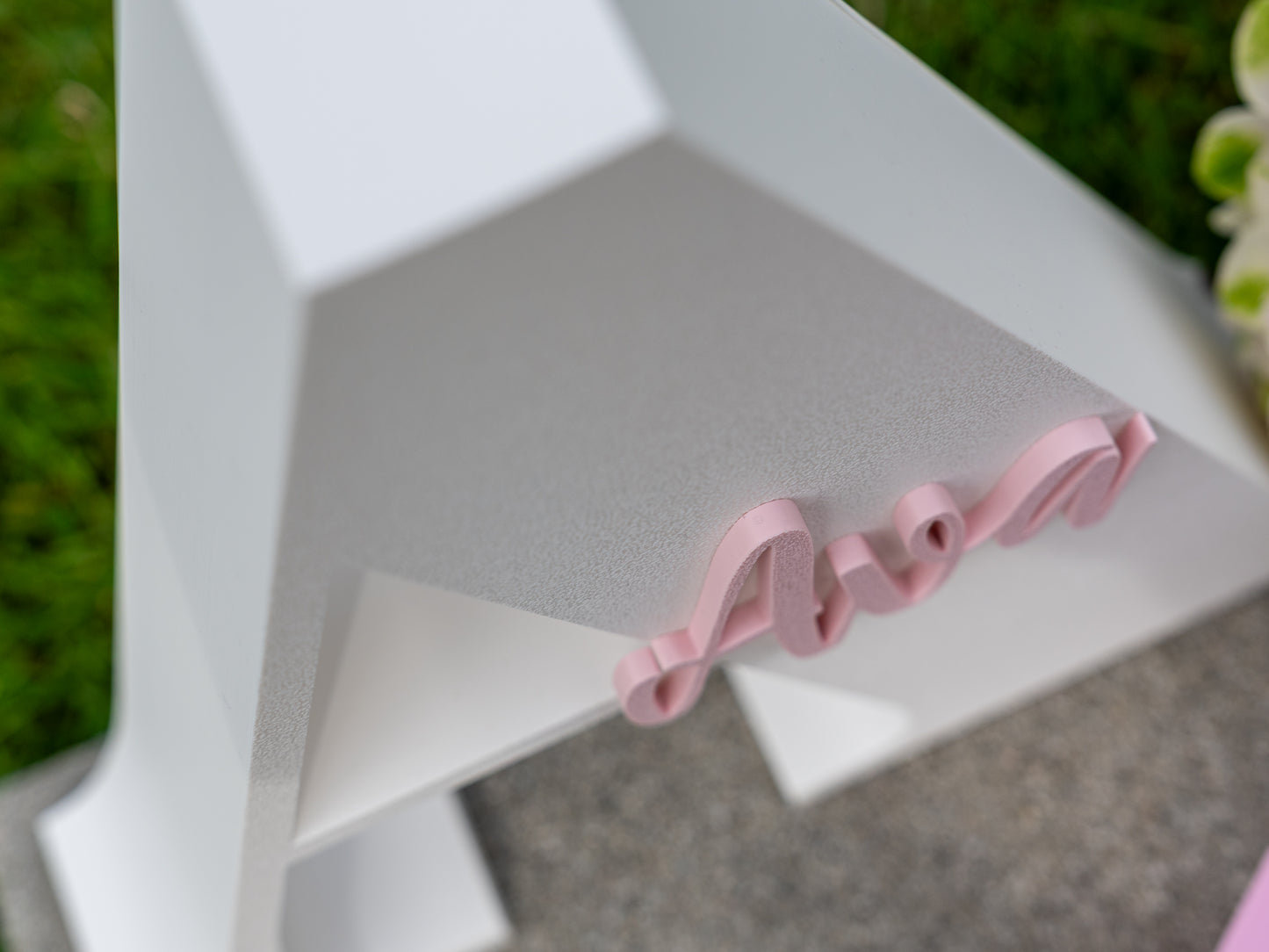 Personlig bokstav med navn