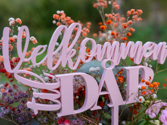 "Velkommen til dåp" Skilt